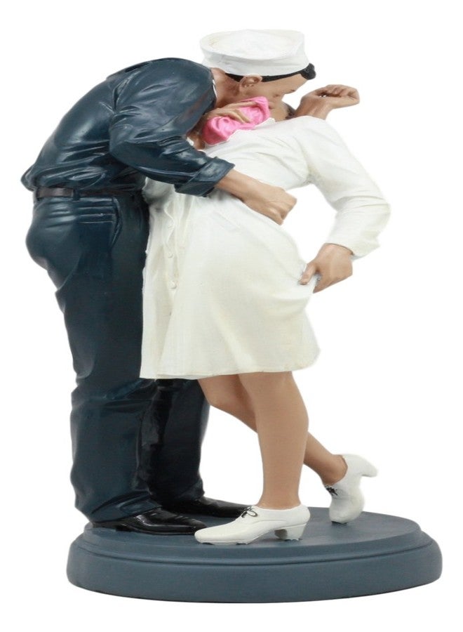 INORS Ebros World War 2 Victory At Times Square The Kiss Navy Sailor With Nurse Statue In Vivid Colors Historical World War Memorabilia - Image 5