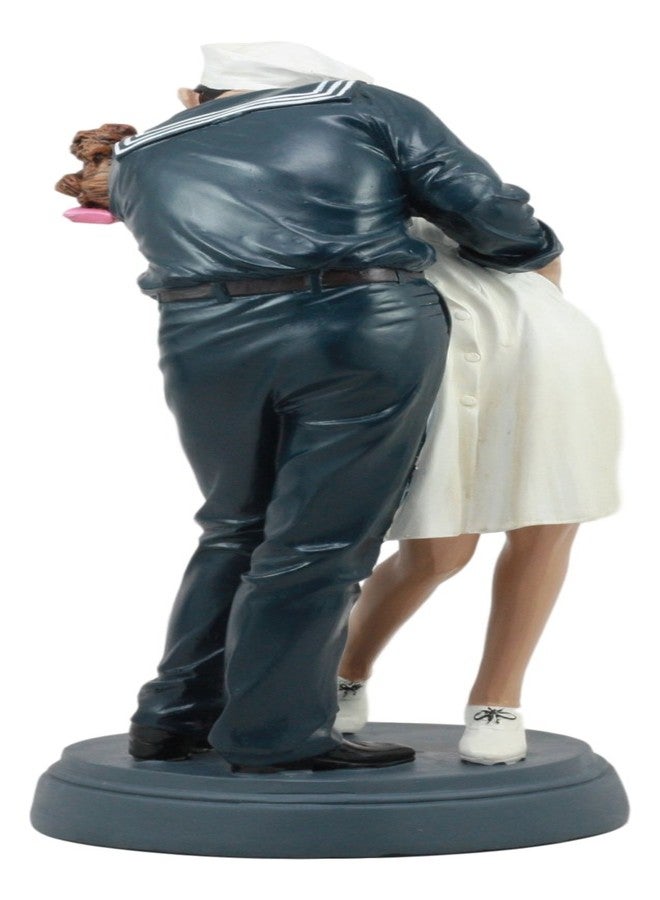 INORS Ebros World War 2 Victory At Times Square The Kiss Navy Sailor With Nurse Statue In Vivid Colors Historical World War Memorabilia - Image 3