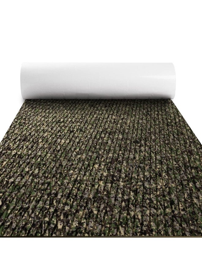 FOCEAN Boat Flooring EVA Foam Boat Decking Camo Marine Flooring Self-Adhesive Marine Mat for Motorboat RV Yacht Kayak, 94.5''x 15.7'', Camo Jungle - Image 1