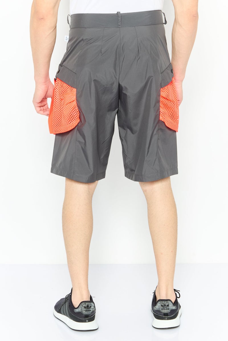 Adidas Men Sportswear Fit Training Shorts, Grey  - Image 4