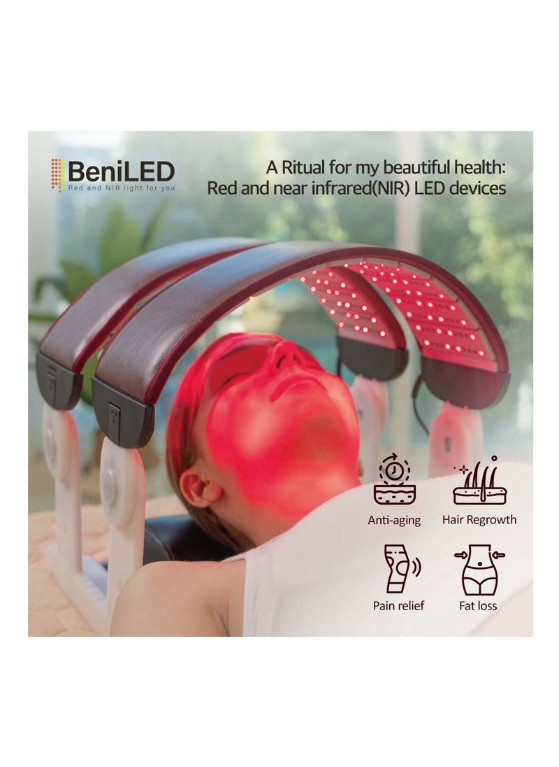 Benilight - Benilight BeniLed Mini Infrared Red Light Therapy Device- 660nm/850 Nm Pulse Infrared Light Therapy Flexible Device - for Body Fat Loss - Anti-Aging -Pain Relief-FDA Approved Infrared Light Therapy - Image 1