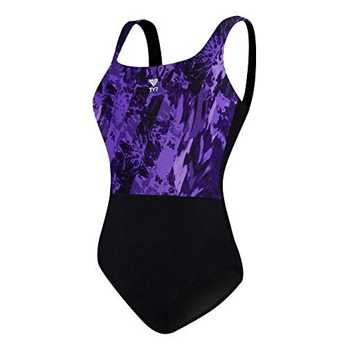 TYR Glisade Controlfit V-Cut Swim Active X-Large (Purple/Black) - Image 1