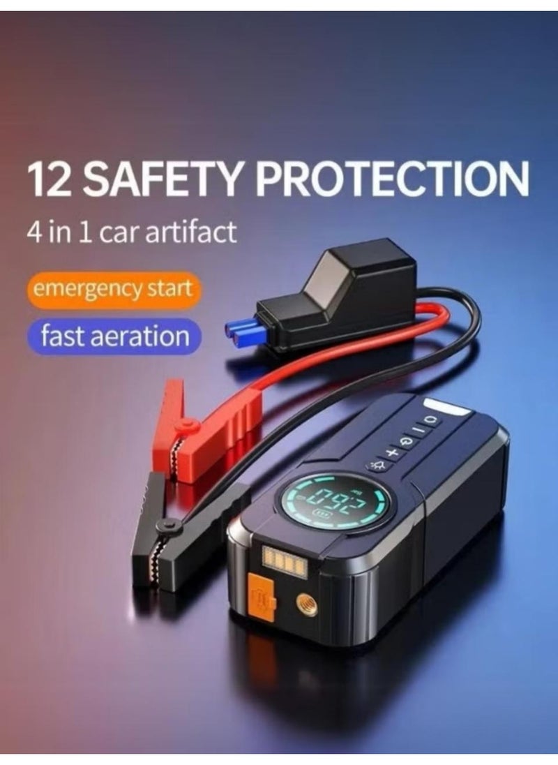 Denx Denx DX414 6000 mAh portable car starter battery with built-in air blower  - Image 4