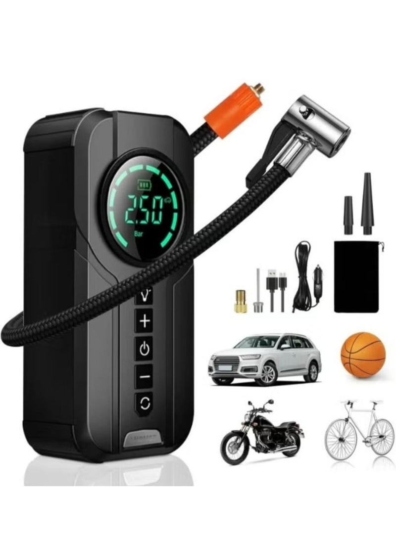 Denx Denx DX414 6000 mAh portable car starter battery with built-in air blower  - Image 1