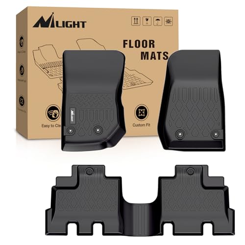 Nilight TPE Floor Mats for Jeep Wrangler JK Unlimited 4 Doors - Image 1