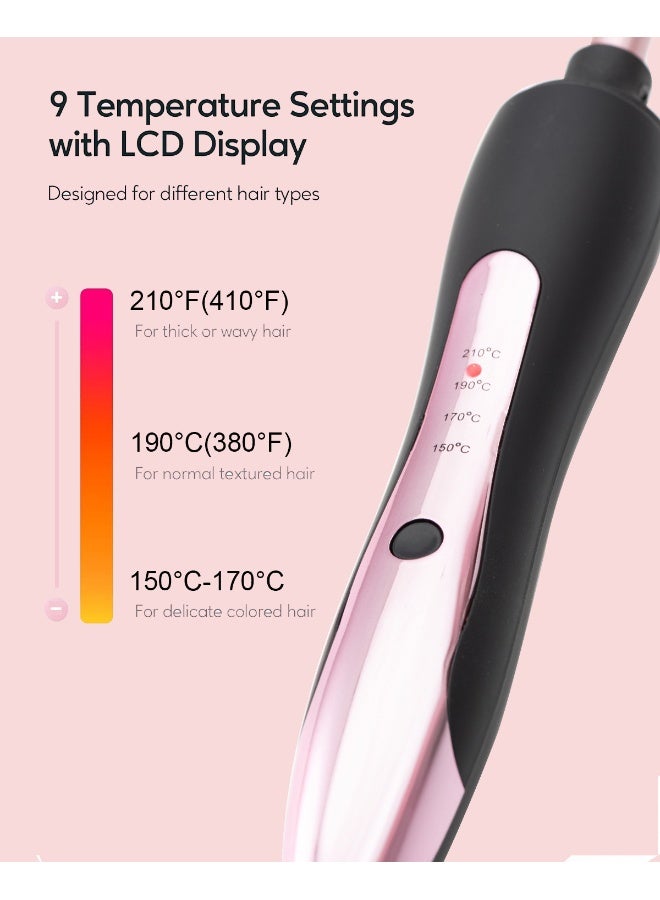 NeeMee 9mm Small Curling Wand - Fine Barrel Electric Hair Curler for Wool Curls - Image 4