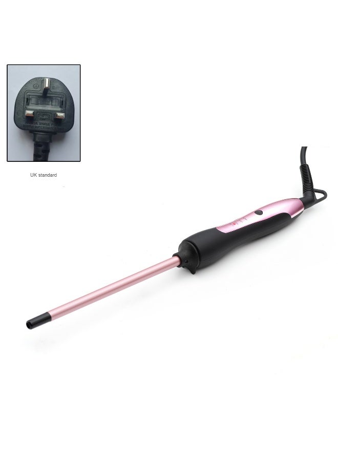 NeeMee 9mm Small Curling Wand - Fine Barrel Electric Hair Curler for Wool Curls - Image 1