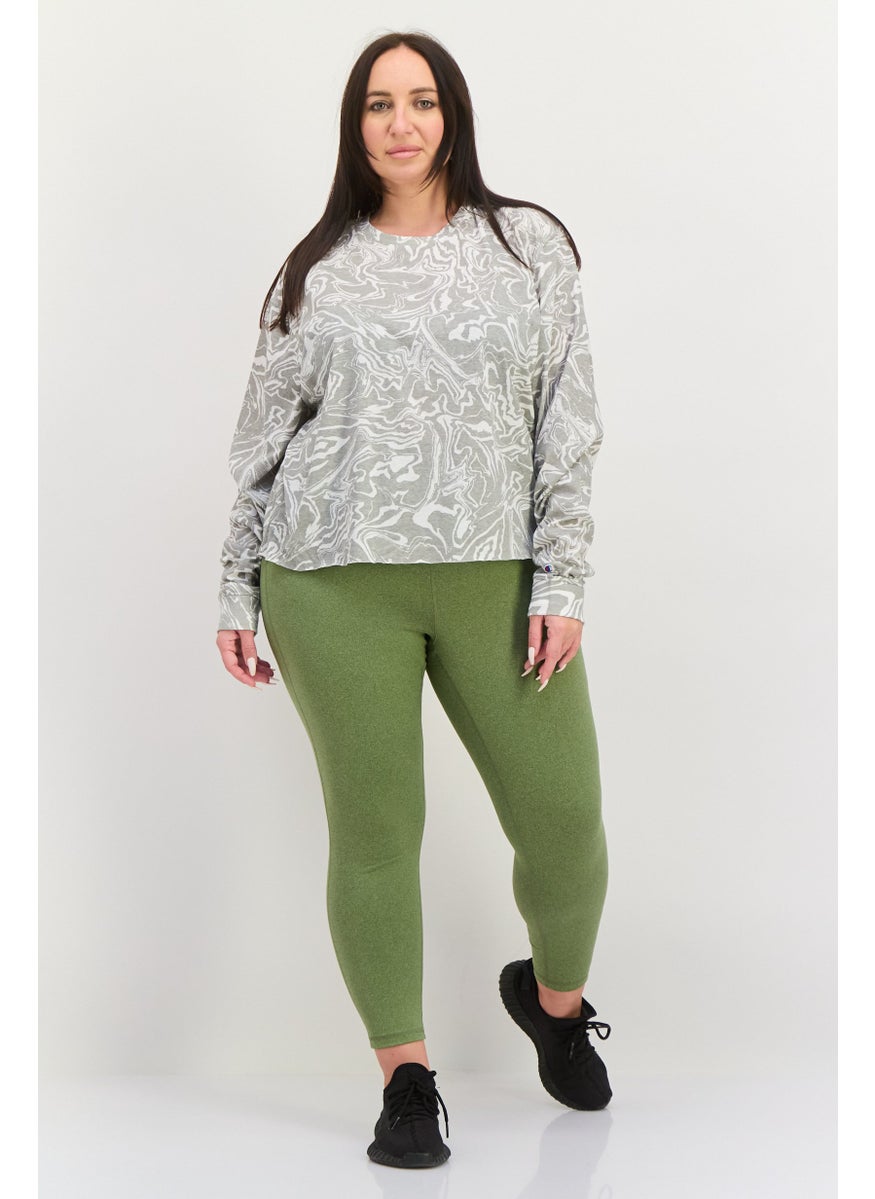 Champion Women Sportswear Fit Long Sleeve Outdoor Top, Grey  - Image 3