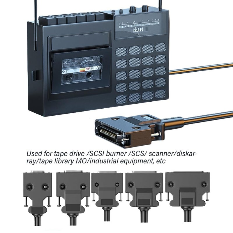 كابل بيانات SCSI CN14P CN20P CN26P CN36P CN50P موصلات لأجهزة مكتبات الأشرطة ومجموعات الأقراص - Image 3