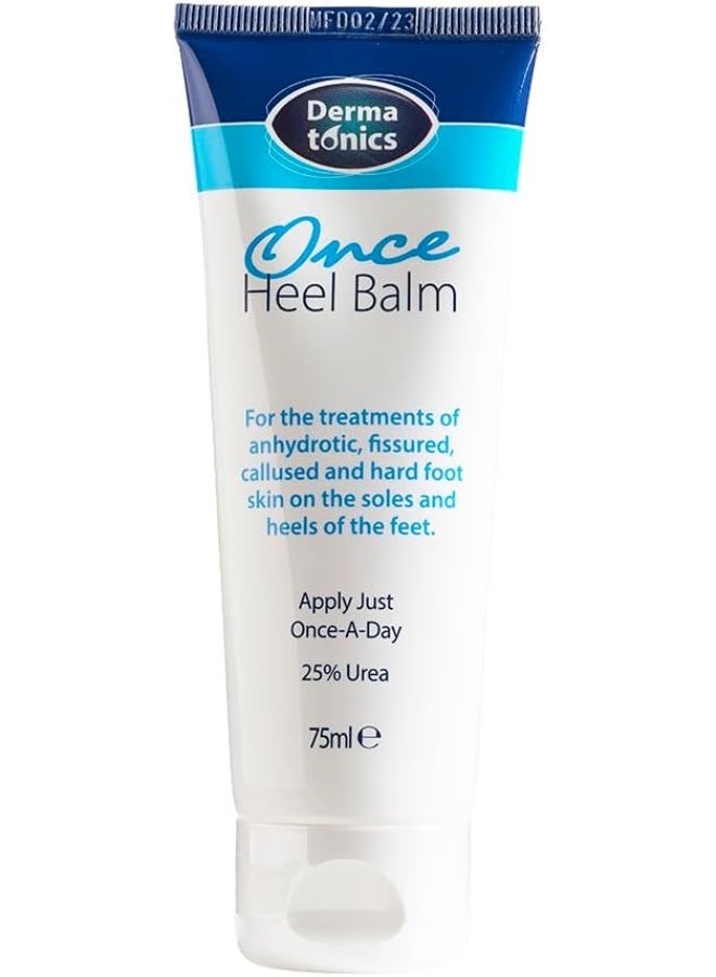 Dermatonics Once Heel Balm | Long-lasting Relief for Rough, Dry, and Callused Heels and Feet | Clinically Proven | Visible Result in 8 Days | 75 ml - Image 1