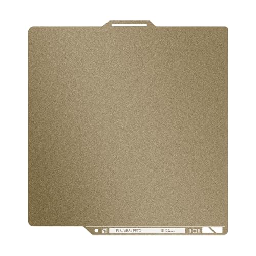 Wefuit Thicker 0.77mm Textured PEI Build Plate with QR Code for Bambu Lab P2S X2D X1 X1C X1E P1P P1S A1 Hot Bed,257x257mm Double Sided Heated Bed Flexible Spring Steel Sheet for Bambus 3D Printer Platforms - Image 1
