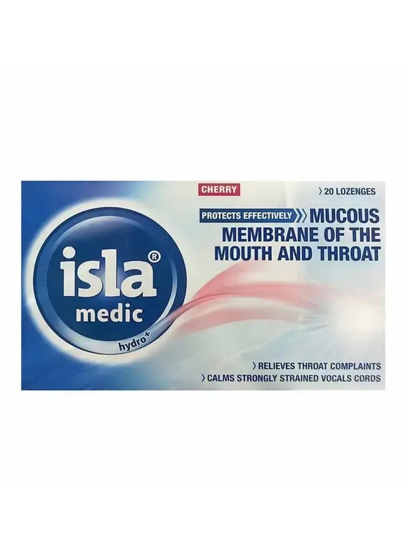 ISLA أقراص ميديك هيدرو+ بنكهة الكرز (20 حبة)