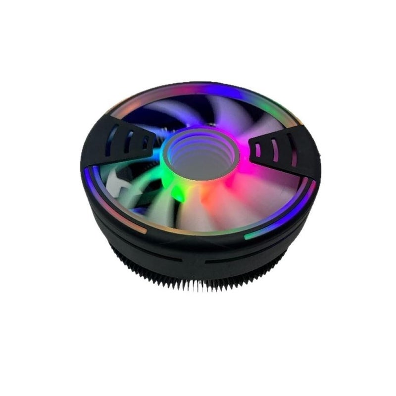 RGB 120mm Multi Platform CPU Cooling Fan With Colorful LED Lights - Image 1