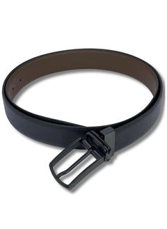 Classic Milano Classic Milano Genuine Leather Reversible Belt for Men | Black & Brown Formal Belt for Business or Office Wear | Men's Leather Belt  - Image 4
