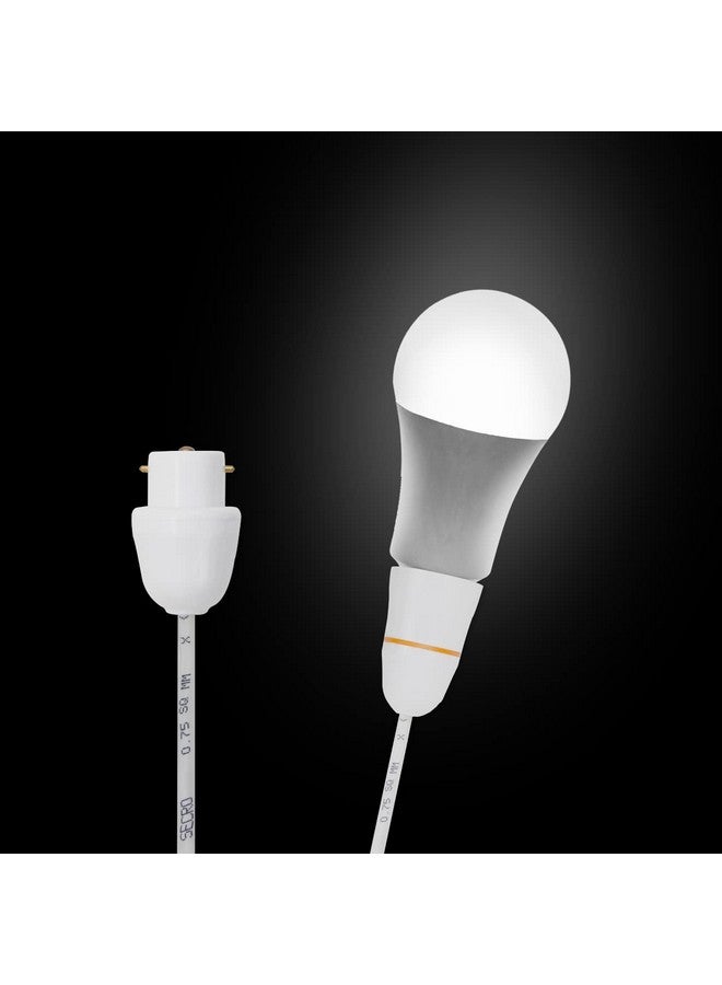 SeCro حامل مصباح نحاسي SeCro B 22 مع سلك مرن وقابس محول للاستخدام المتعدد التجارب، الحفلات، الزينة الاحتفالية، ديوالي، عيد الميلاد، إلخ (2 متر) - Image 5