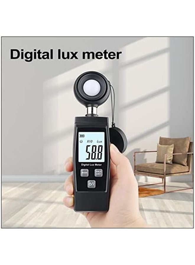 مقياس الإضاءة الرقمي المحمول اليدوي للمصابيح والتعدين وتربية الحيوانات - Image 4