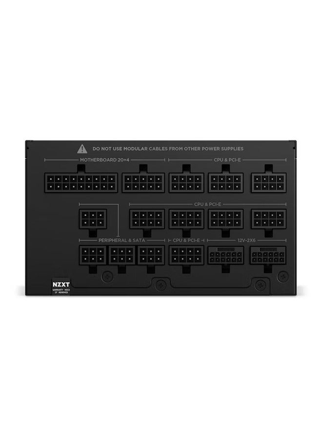 ان زد اكس تي مزود طاقة C1500 بلاتينيوم، ١٥٠٠ واط، معياري بالكامل، معتمد من ٨٠ بلس بلاتينيوم، ATX12V الإصدار ٣.١، EPS12V الإصدار ٢.٩٢، مروحة Sunon MagLev مقاس ١٤٠ مم، ٦+٢ موصل PCIe، وضع عدم وجود مروحة، مكثفات يابانية عالية الجودة، تنظيم الجهد ±٠.٥٪، قمع التموج ١٢ مللي فولت (١٢ فولت) أسود | PA-5P1BB-UK - Image 5