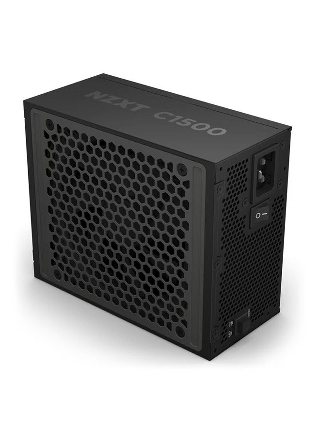 ان زد اكس تي مزود طاقة C1500 بلاتينيوم، ١٥٠٠ واط، معياري بالكامل، معتمد من ٨٠ بلس بلاتينيوم، ATX12V الإصدار ٣.١، EPS12V الإصدار ٢.٩٢، مروحة Sunon MagLev مقاس ١٤٠ مم، ٦+٢ موصل PCIe، وضع عدم وجود مروحة، مكثفات يابانية عالية الجودة، تنظيم الجهد ±٠.٥٪، قمع التموج ١٢ مللي فولت (١٢ فولت) أسود | PA-5P1BB-UK - Image 4