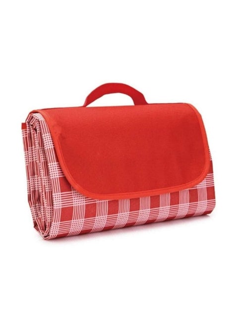 Outdoor Picnic Blanket Extra Large Sand Proof and Waterproof Portable Beach Mat for Camping Hiking Festivals Red 180*145cm