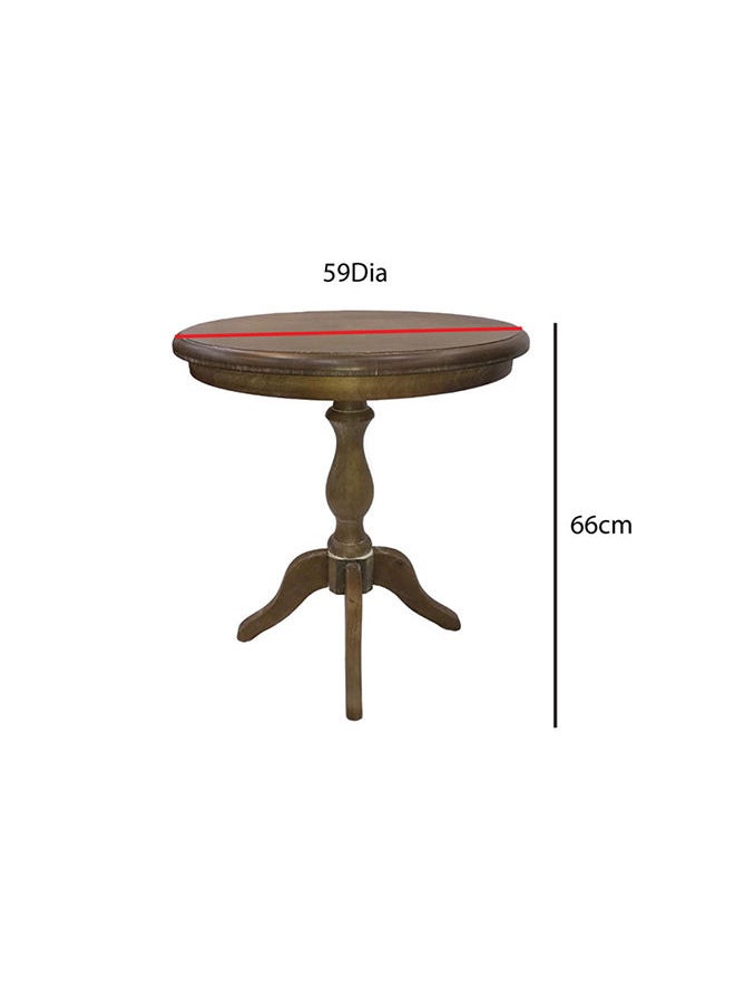 JILPHAR FURNITURE طاولة دائرية من الخشب الصلب من جيلفار للأثاث JP2356A  - Image 3