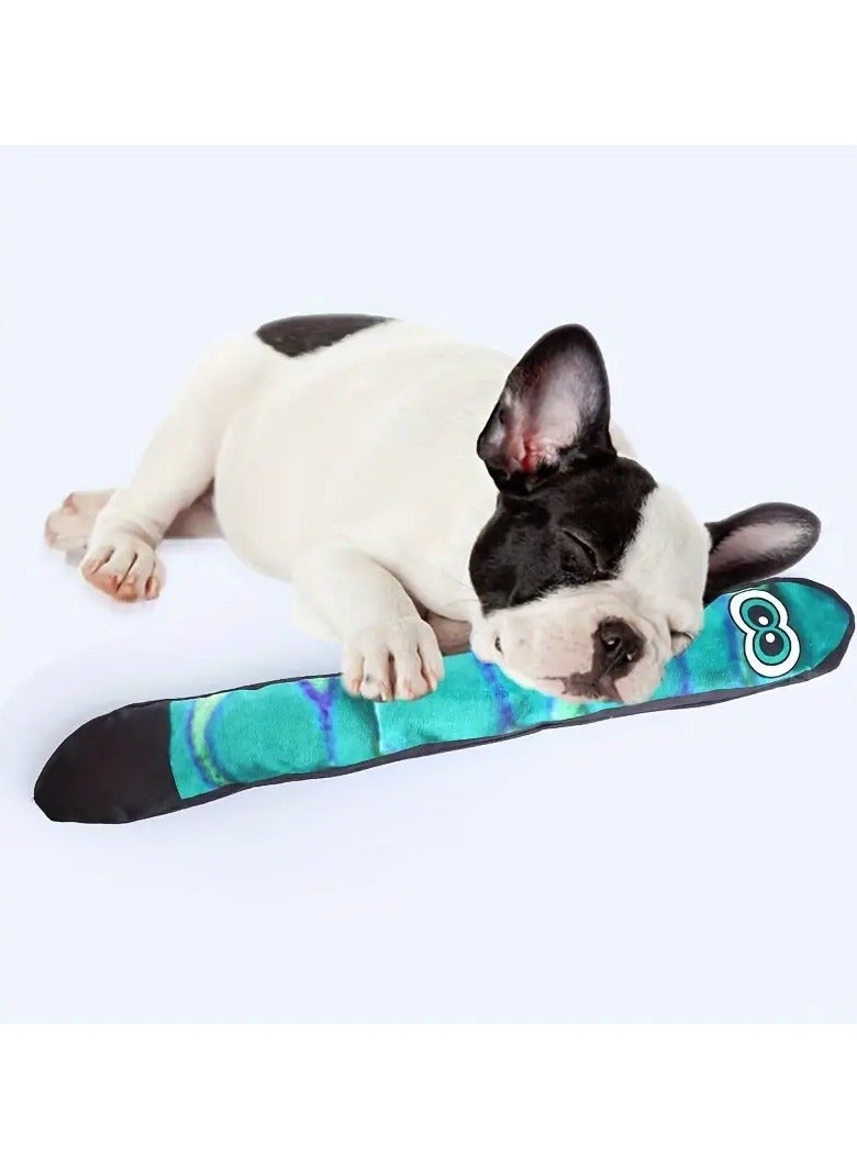 Goolsky New Plush Dog Toy Long Strip Big Eye Snake with BB Barking Paper and Bite-Resistant Grinding Teeth Pet Supplies - Image 2