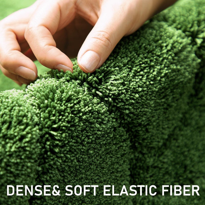 BSICPRO Large Bathroom Rugs  24X36 Inches Bath Mats for Bathroom Non Slip  Soft Absorbent Microfiber Bath Rugs  Quick Dry Bathroom for Shower Floor  Machine Washable (Forest Green) - Image 1