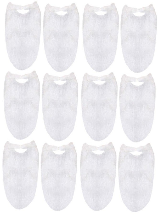 Shimmers Santa Claus Snow Beard and Moustache (White)| Christmas Costume Accessory Cosplay Fancy Dress | Christmas Ornaments Props | Christmas Decorations Items | Christmas Gifts for Men & Kids - Image 4
