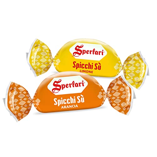 Sperlari Spicchi Citrus Orange  Lemon Hard Candy Bulk Bag Individually Wrapped Italian Sweets 1 Kg  22 Lbs Bag 1Pack - Image 1
