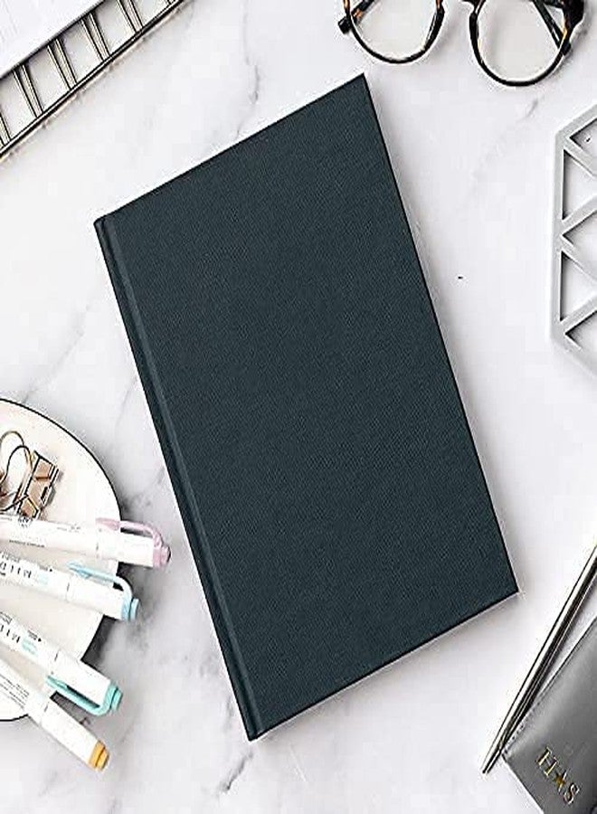 INNAXA Hardbound Diary, Blank Notebooks, A5 (6 x 8) Blank Page Notebook, Hardcover Sketchbook Journal Unlined, 120gsm Thick Paper, 80 Sheets/160 Pages Per Book, (Black, A5-Plain) - Image 5