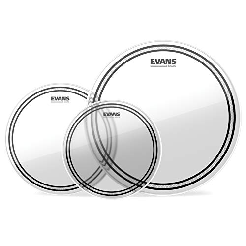 Evans Drum Heads - EC2S Clear Fusion Tompack (10 inch, 12 inch, 14 inch) - Image 1
