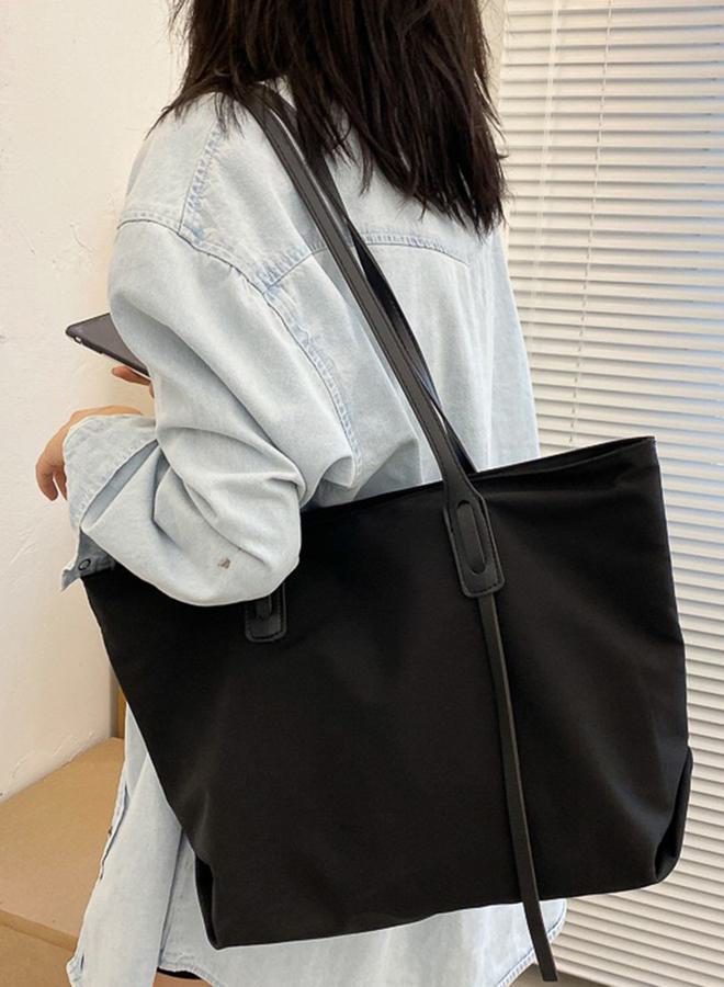 ستايلي حقيبة يد نسائية من البولي يوريثين بحزام صلب