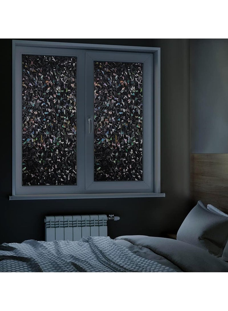 Zikra Ultimate Blackout Window Film - Static Cling, 100% UV Blocking, Two-Way Privacy, Easy Install & Remove - Decorative, Versatile Window Tint for Home & Office (11.8 x 78.7 inches) - Image 5