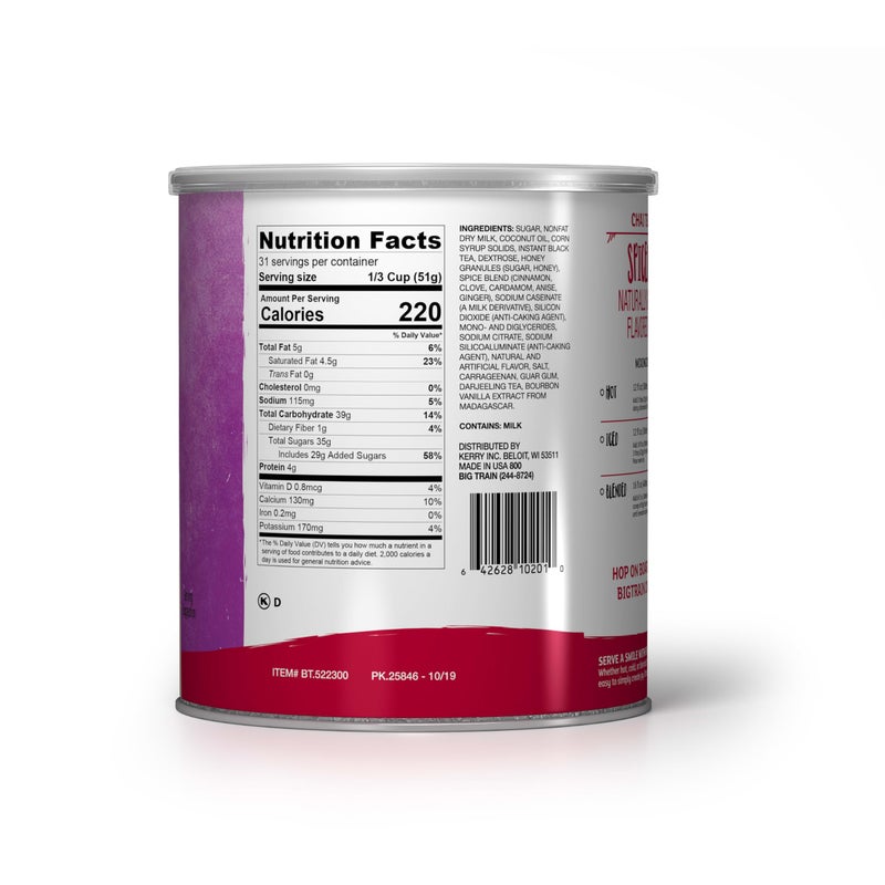 Big Train Spiced Chai Tea Latte Beverage Mix, 1.9 Pound (Pack of 1) - Image 2