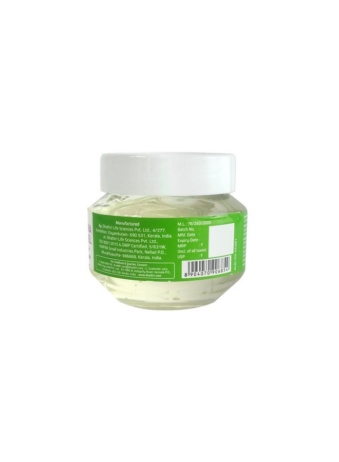 dhathri Aloe Vera Clear Gel| Multipurpose Aloe Vera Gel For Face, Body & Hair |With The Essence Of Wheat Germ Oil & Corn Extract | 100 Gm - Image 2