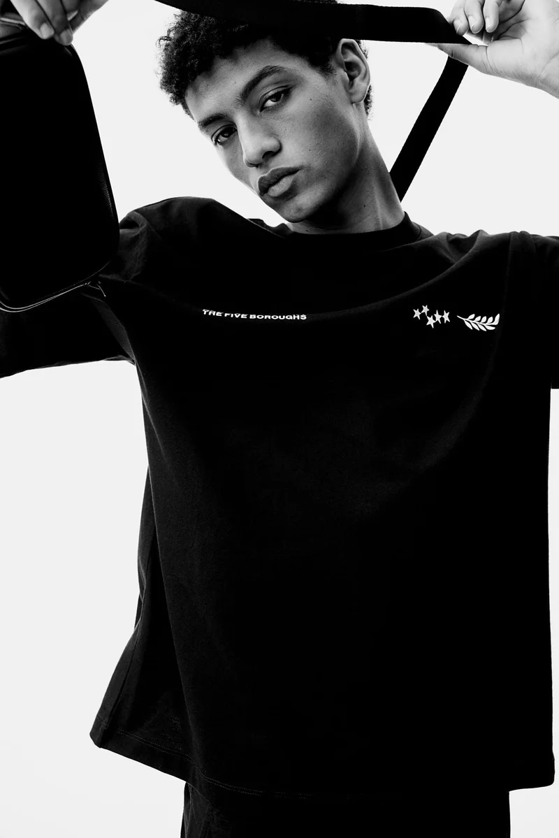 H&M Loose Fit Printed T-shirt