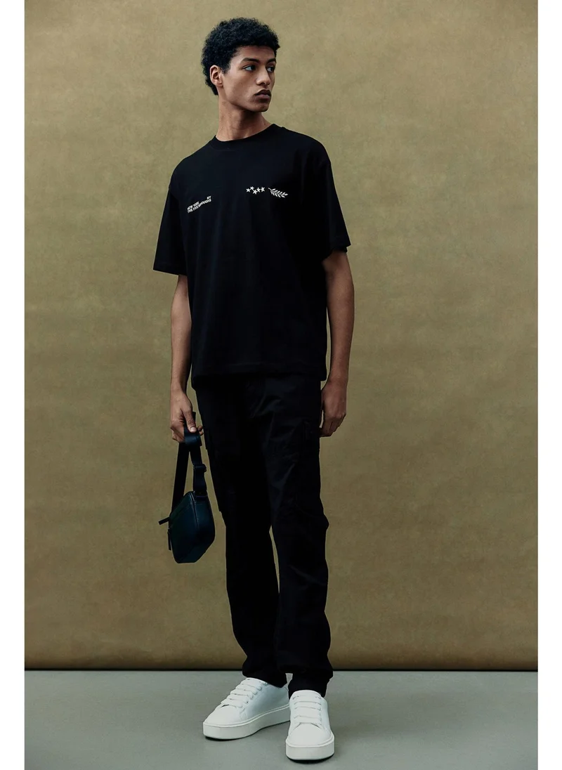 H&M Loose Fit Printed T-shirt