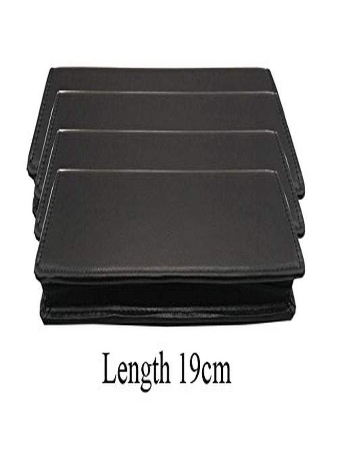Essart PU Leather Key Case Pouch Wallet Keychain Key pouch holder Men & Women Key Pouch Holder, Bank Locker Key Pouch with 6 Hooks Zipper Closure - Image 4