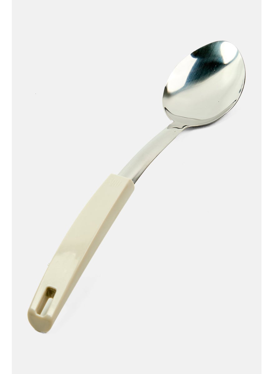 IRIS - Stainless Steel Cooking Spoon, Silver - Image 1