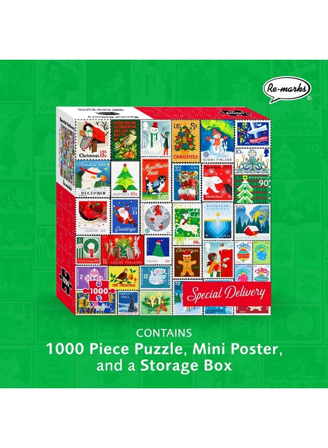 Re-Marks Re-marks Special Delivery Puzzle, Collage Puzzle for All Ages, 1000-Piece Christmas Puzzle  - Image 2