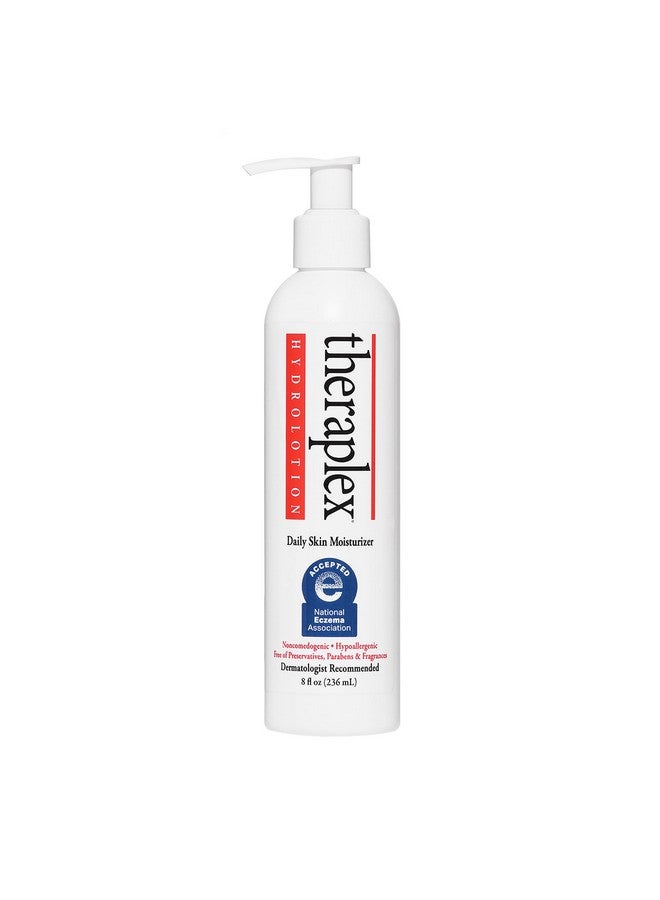 Theraplex Heraplex Hydro Lotion (8 Oz) No Parabens Or Preservatives Noncomedogenic And Hypoallergenic Fragrancefree Dermatologist Recommended National Eczema Association Seal Of Approval - Image 2