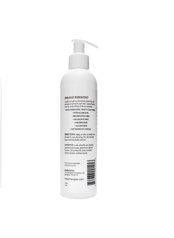 Theraplex Heraplex Hydro Lotion (8 Oz) No Parabens Or Preservatives Noncomedogenic And Hypoallergenic Fragrancefree Dermatologist Recommended National Eczema Association Seal Of Approval - Image 3