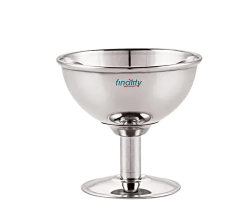 FINALITY كوب آيس كريم دندي من الفولاذ المقاوم للصدأ | وعاء آيس كريم - (طقم من 6) - Image 2