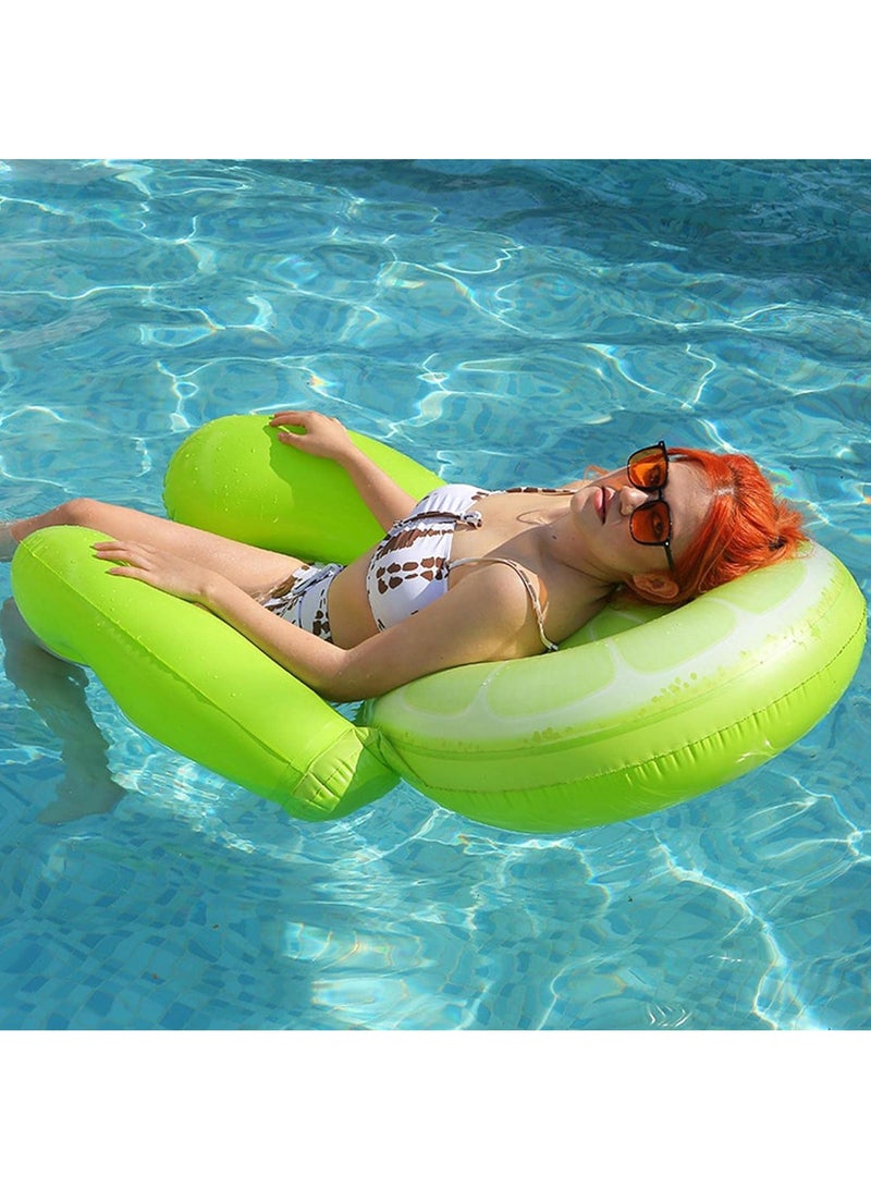 Y&D PVC Inflatable Foldable Water Recliner Floating Bed - Image 3