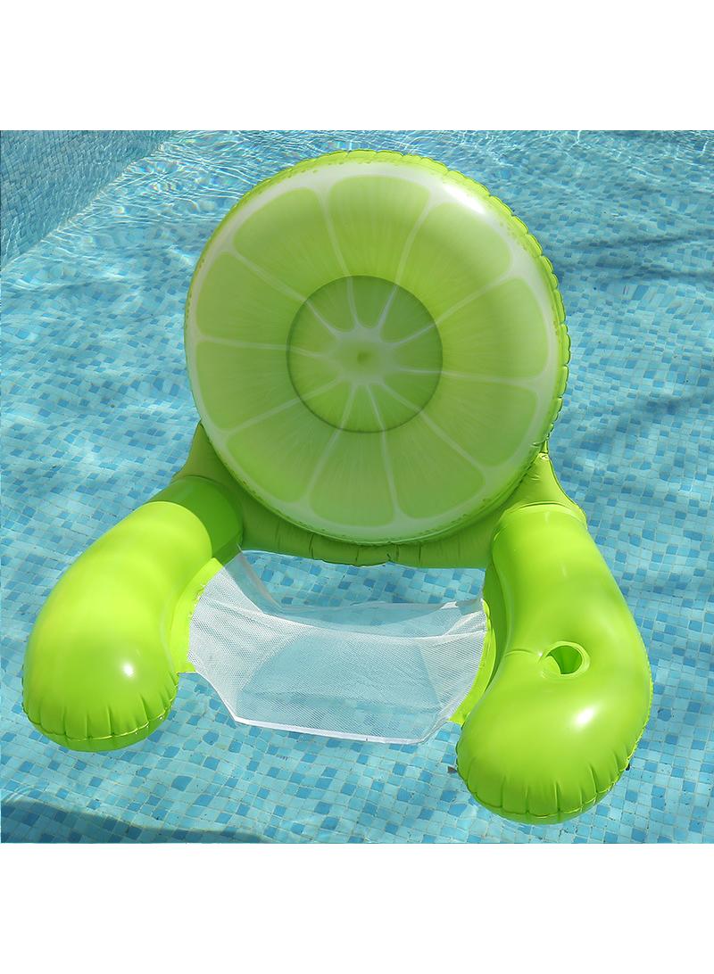 Y&D PVC Inflatable Foldable Water Recliner Floating Bed - Image 2