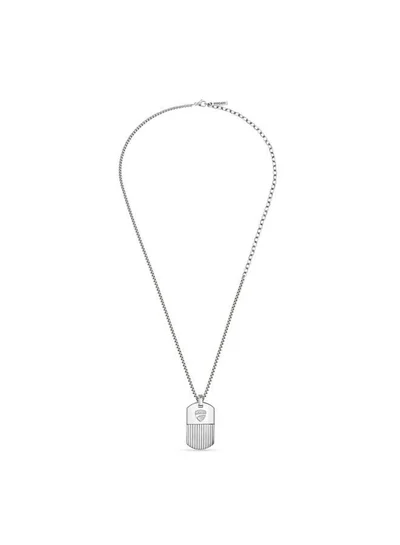 Ducati Desmo Silver Stainless Steel Pendant Necklace for Men 500mm