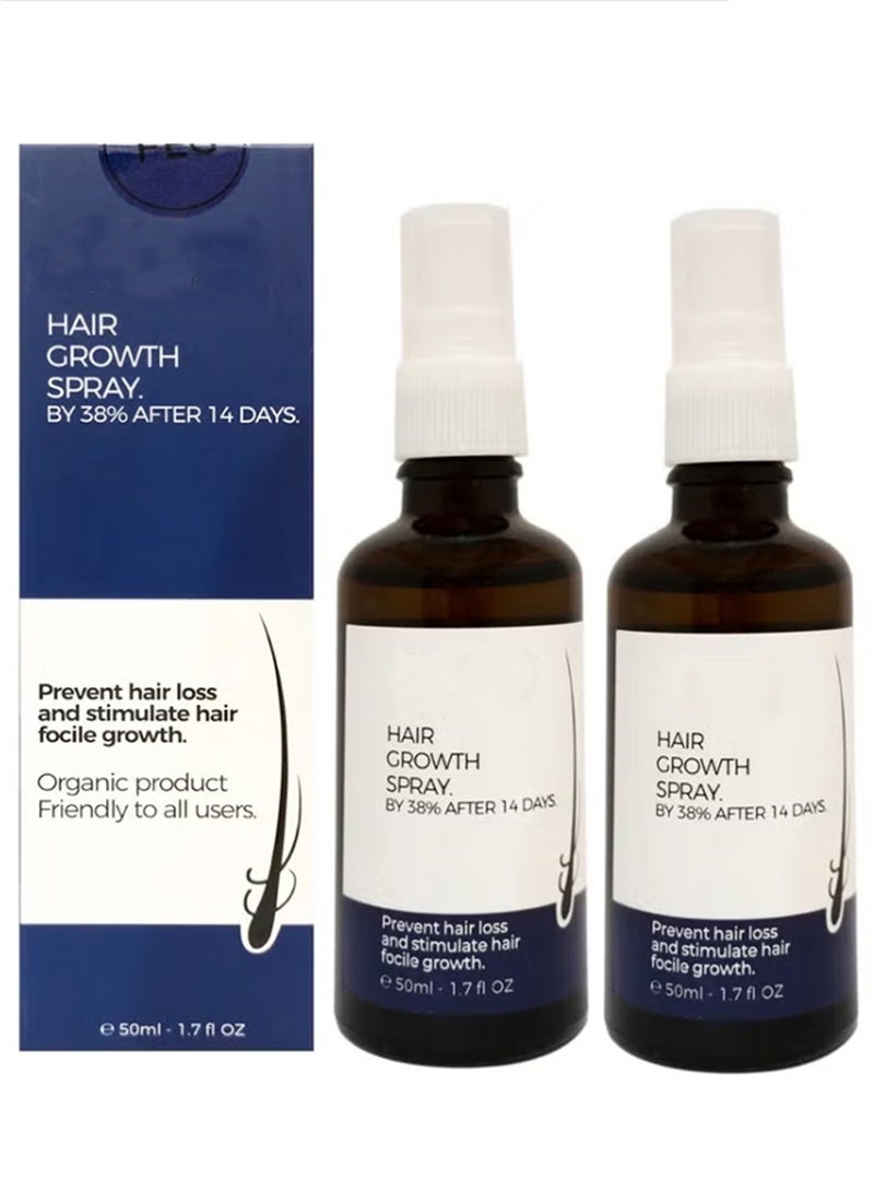 Hair Growth Spray 2PCS - Prevent Hair Loss and Stimulate Hair Follicle Growth - Image 1