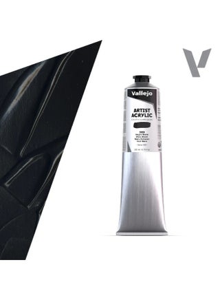 Vallejo Studio Acrilico 200ml - Mars Black - Colore Per Artisti E Modellisti - 3
