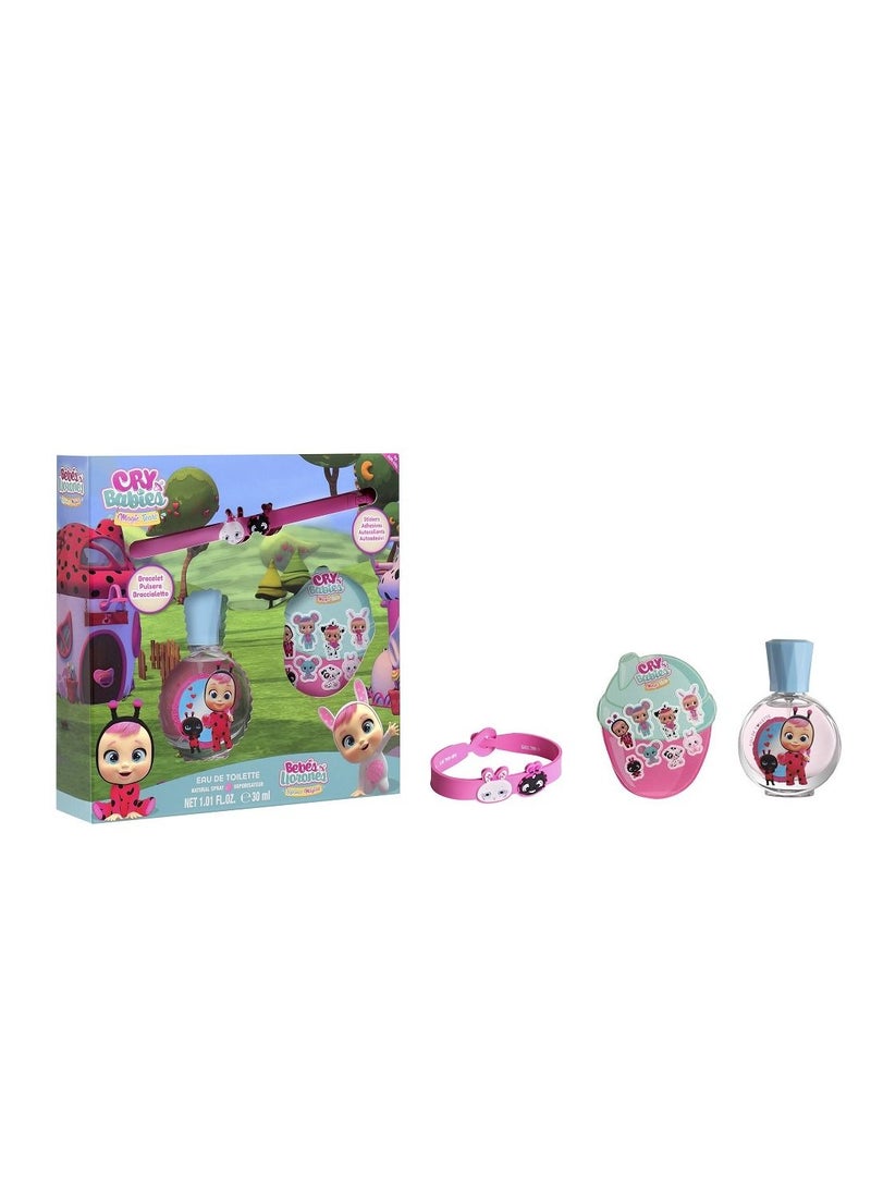 CRY BABIES SET {EDT30ML+BRACELET+STICKERS}
