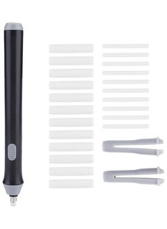 Battery Operated Electric Eraser Kit with 22 Replaceable Rubbers for Artists, Portable Automatic Eraser for Sketching, Drafting, and Drawing Pencils