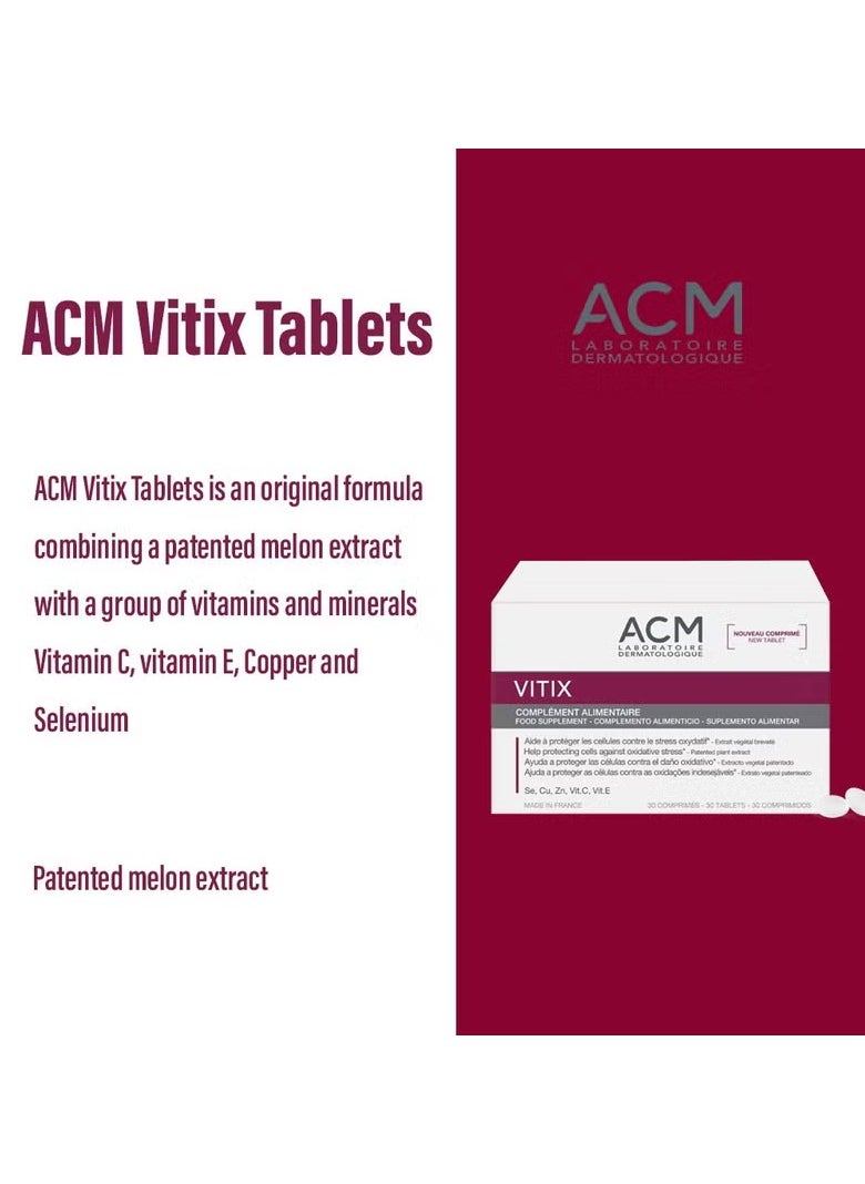 ACM ACM Vitix Tablets – Antioxidant Supplement for Vitiligo Support, 30 Tablets  - Image 4